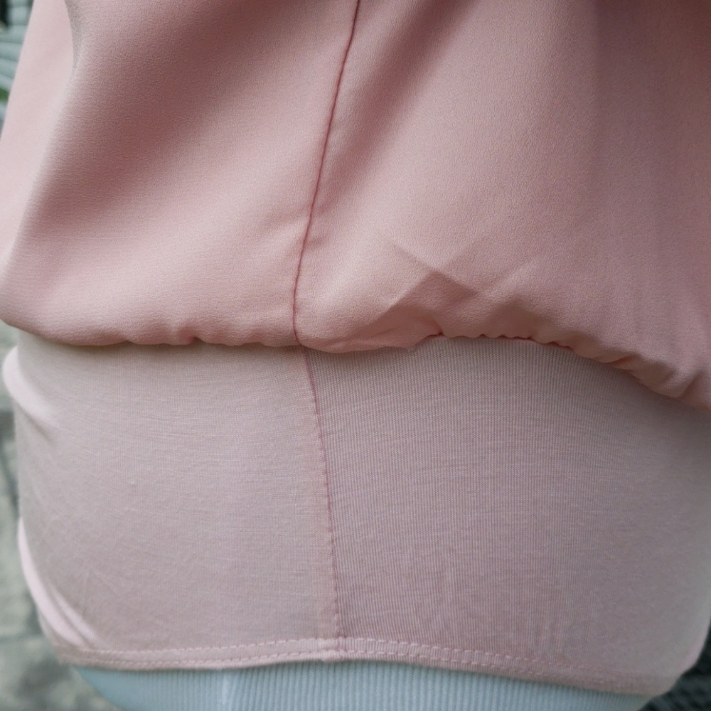 Umgee Blush Bodysuit Slit Back - Picture 7 of 8